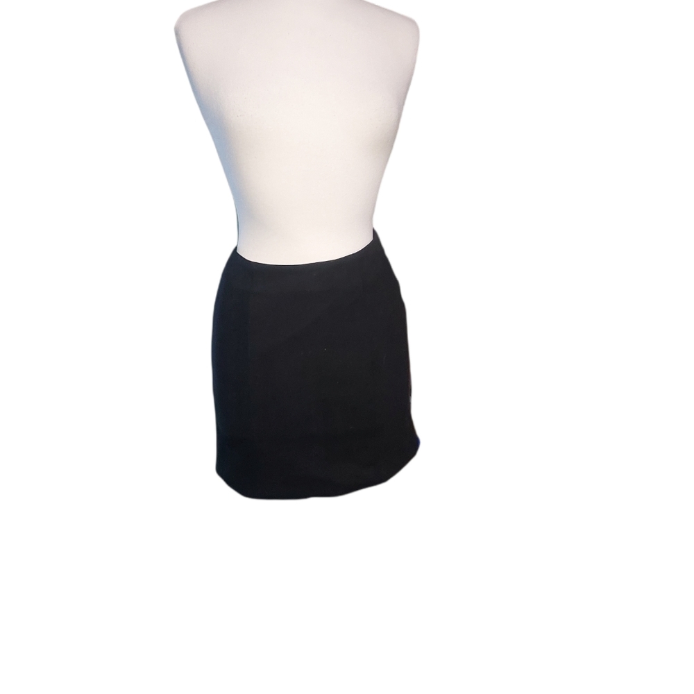 forever 21 S Aline Mini Skirt Black Velvet pencil bodycon business dressy